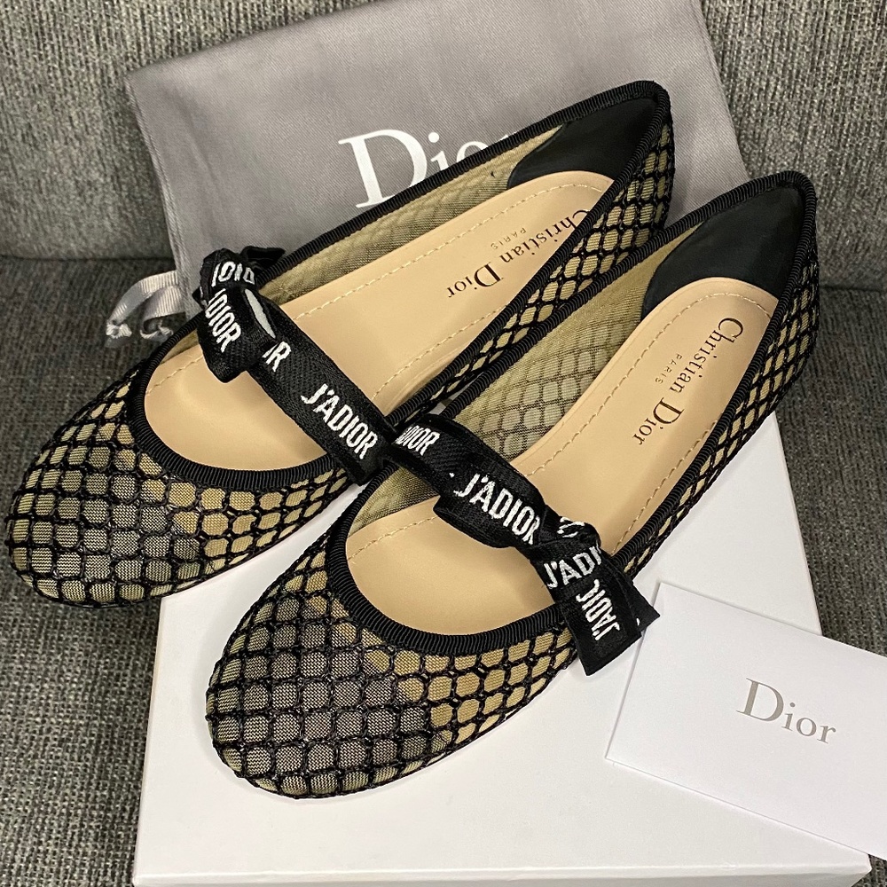 NEW Dior Miss J'Adior Black Flats